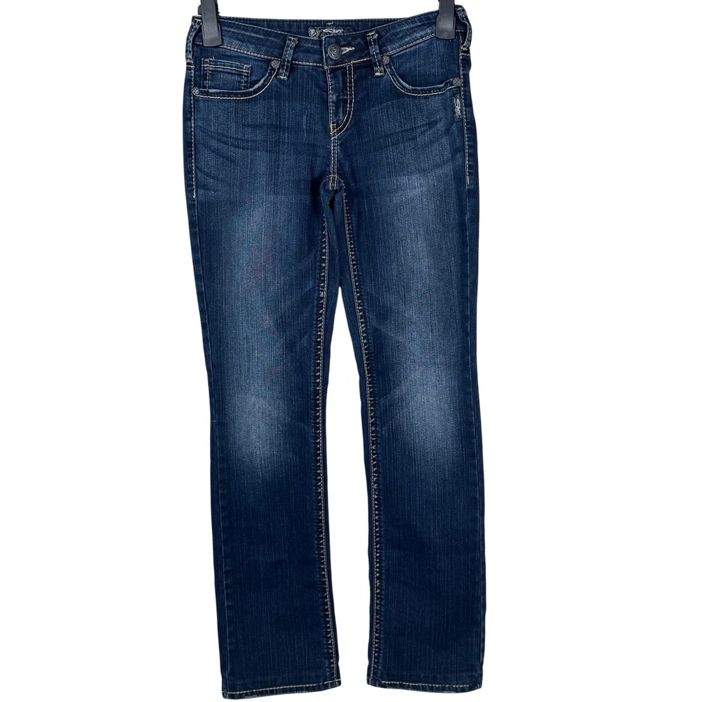 Silver Jeans Aiko Bootcut Womens 28x31 Medium Wash Stretch Denim Classic Y2K